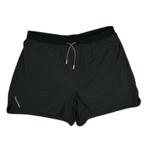 Nathan Mens 2XL Essential Shorts Black Built-In Liner Pockets 5” inseam
